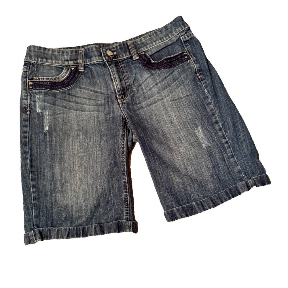 White House Black Market Bermuda denim shorts size 8